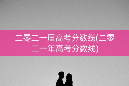 二零二一届高考分数线(二零二一年高考分数线)