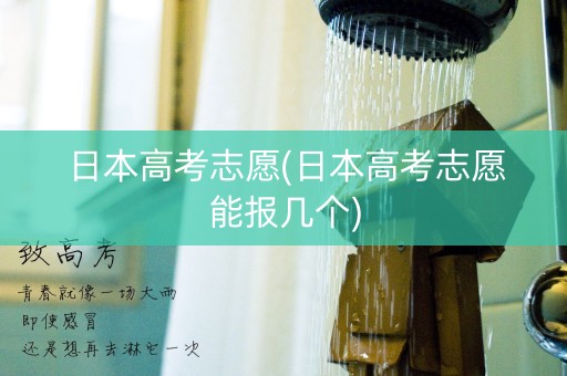 日本高考志愿(日本高考志愿能报几个)