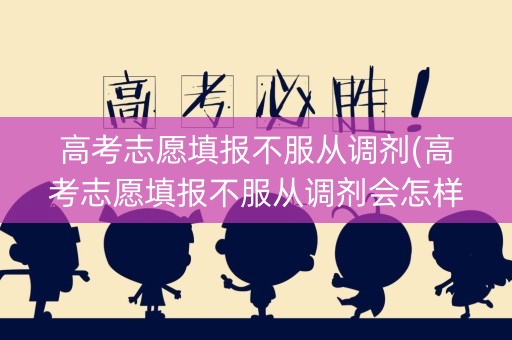 高考志愿填报不服从调剂(高考志愿填报不服从调剂会怎样 平行志愿)