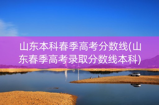 山东本科春季高考分数线(山东春季高考录取分数线本科)