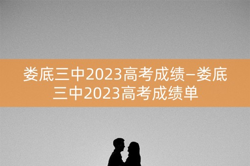 娄底三中2023高考成绩—娄底三中2023高考成绩单