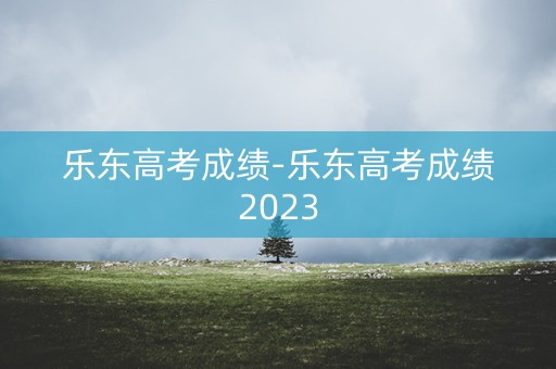 乐东高考成绩-乐东高考成绩2023