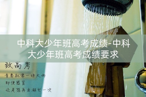 中科大少年班高考成绩-中科大少年班高考成绩要求