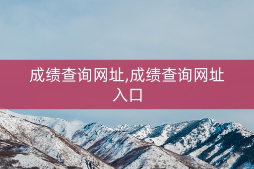 成绩查询网址,成绩查询网址入口