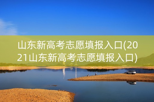 山东新高考志愿填报入口(2021山东新高考志愿填报入口)