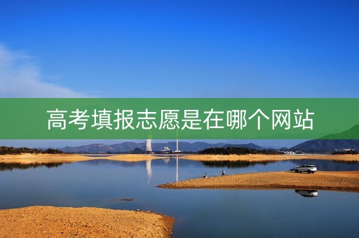 高考填报志愿是在哪个网站