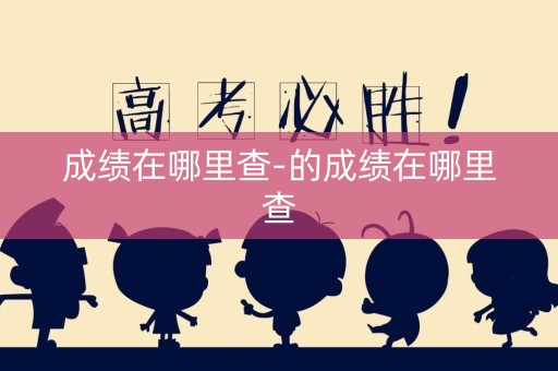成绩在哪里查-的成绩在哪里查