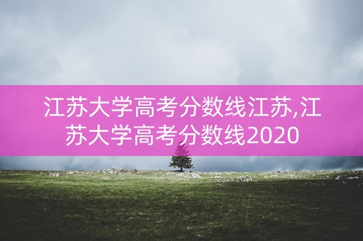 江苏大学高考分数线江苏,江苏大学高考分数线2020