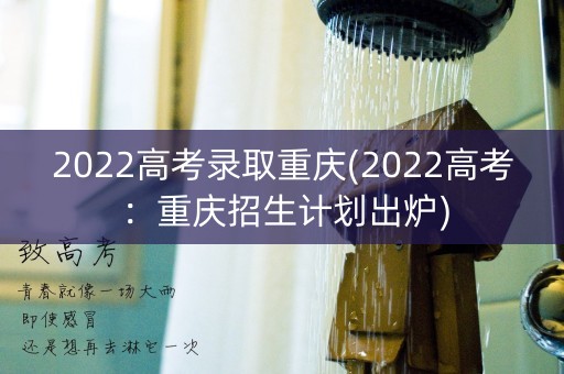 2022高考录取重庆(2022高考：重庆招生计划出炉)