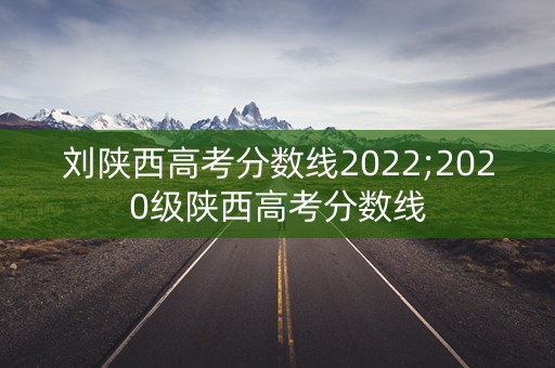 刘陕西高考分数线2022;2020级陕西高考分数线