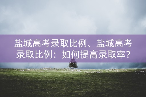 盐城高考录取比例、盐城高考录取比例:如何提高录取率? 盐城高考录取比例、盐城高考录取比例:如何提高录取率?