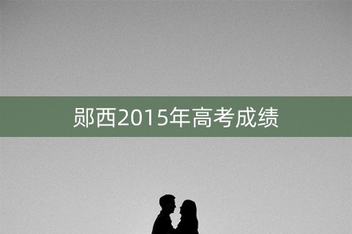 郧西2015年高考成绩