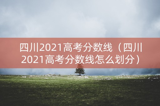 四川2021高考分数线（四川2021高考分数线怎么划分）
