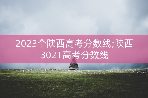 2023个陕西高考分数线;陕西3021高考分数线