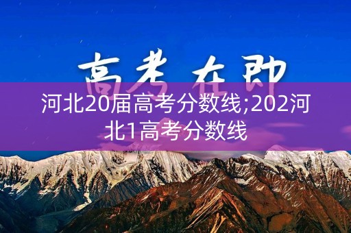 河北20届高考分数线;202河北1高考分数线 河北20届高考分数线;202河北1高考分数线