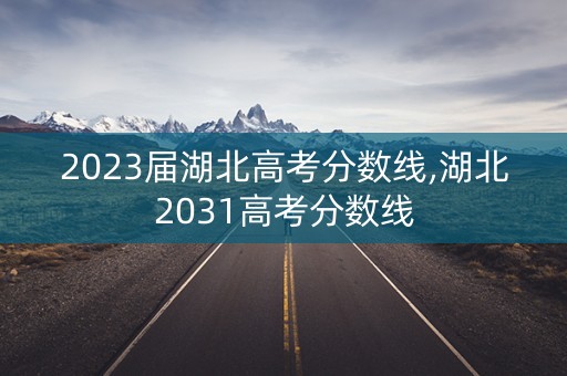2023届湖北高考分数线,湖北2031高考分数线