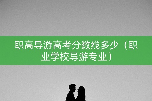 职高导游高考分数线多少（职业学校导游专业）