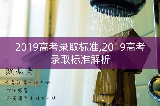 2019高考录取标准,2019高考录取标准解析