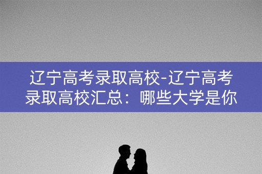 辽宁高考录取高校-辽宁高考录取高校汇总：哪些大学是你的备选？