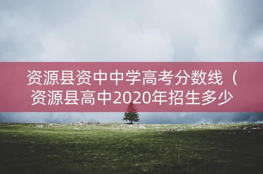 资源县资中中学高考分数线（资源县高中2020年招生多少）