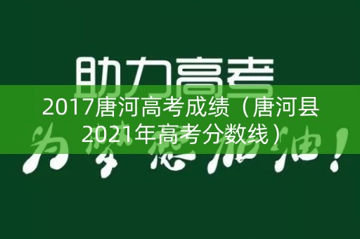 2017唐河高考成绩（唐河县2021年高考分数线）