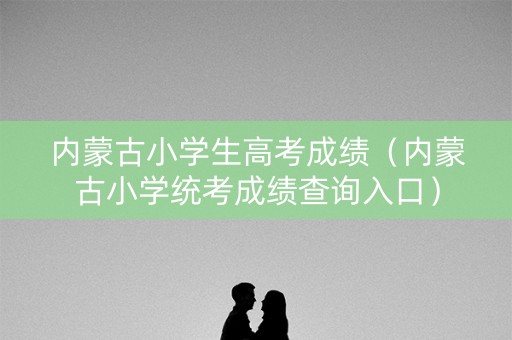 内蒙古小学生高考成绩（内蒙古小学统考成绩查询入口）