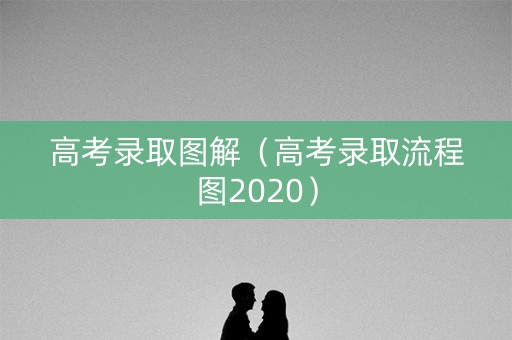 高考录取图解（高考录取流程图2020）