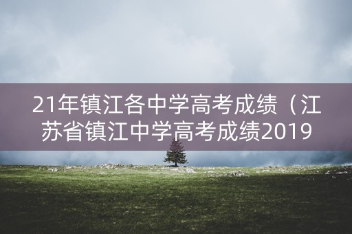 21年镇江各中学高考成绩（江苏省镇江中学高考成绩2019）