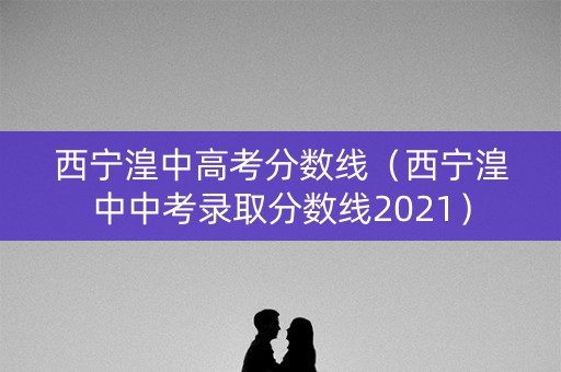 西宁湟中高考分数线（西宁湟中中考录取分数线2021）