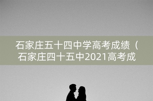 石家庄五十四中学高考成绩（石家庄四十五中2021高考成绩）