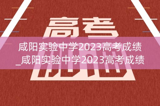 咸阳实验中学2023高考成绩_咸阳实验中学2023高考成绩如何