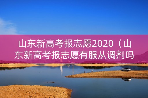 山东新高考报志愿2020(山东新高考报志愿有服从调剂吗) 山东新高考报志愿2020(山东新高考报志愿有服从调剂吗)