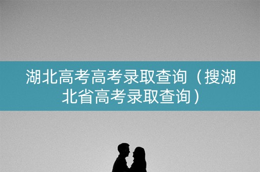 湖北高考高考录取查询(搜湖北省高考录取查询) 湖北高考高考录取查询(搜湖北省高考录取查询)