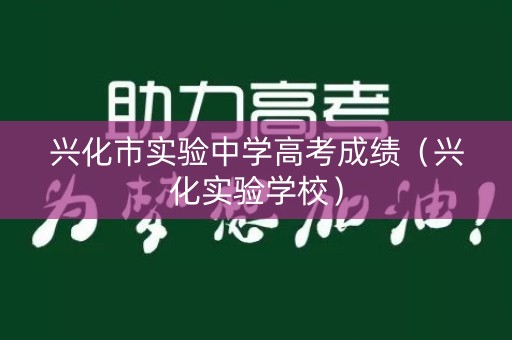 兴化市实验中学高考成绩（兴化实验学校）
