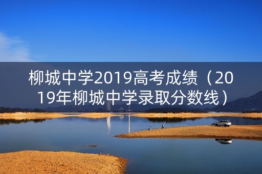 柳城中学2019高考成绩（2019年柳城中学录取分数线）