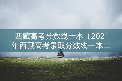 西藏高考分数线一本(2021年西藏高考录取分数线一本二本) 西藏高考分数线一本(2021年西藏高考录取分数线一本二本)