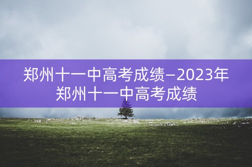 郑州十一中高考成绩—2023年郑州十一中高考成绩 郑州十一中高考成绩—2023年郑州十一中高考成绩