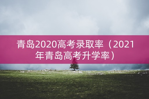 青岛2020高考录取率(2021年青岛高考升学率) 青岛2020高考录取率(2021年青岛高考升学率)
