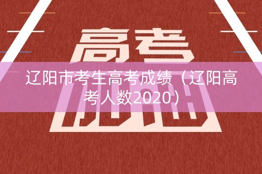 辽阳市考生高考成绩（辽阳高考人数2020）