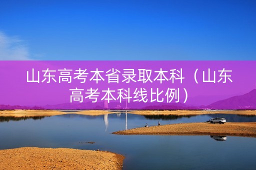 山东高考本省录取本科（山东高考本科线比例）