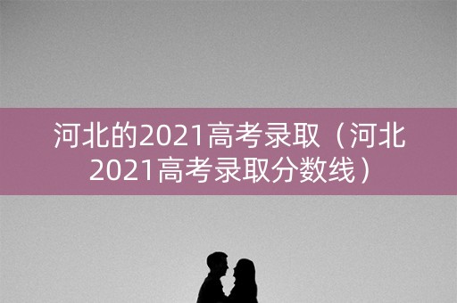 河北的2021高考录取（河北2021高考录取分数线）