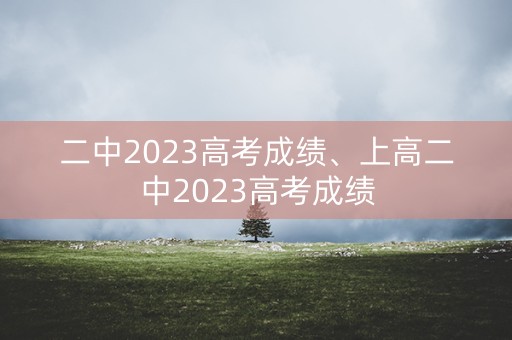 二中2023高考成绩、上高二中2023高考成绩 二中2023高考成绩、上高二中2023高考成绩