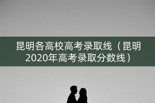 昆明各高校高考录取线（昆明2020年高考录取分数线）