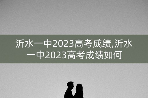 沂水一中2023高考成绩,沂水一中2023高考成绩如何