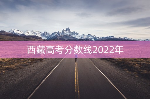 西藏高考分数线2022年