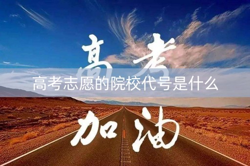 高考志愿的院校代号是什么 高考志愿的院校代号是什么