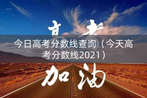 今日高考分数线查询（今天高考分数线2021）