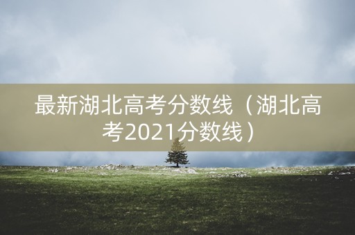 最新湖北高考分数线（湖北高考2021分数线）