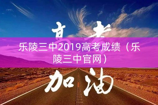 乐陵三中2019高考成绩（乐陵三中官网）