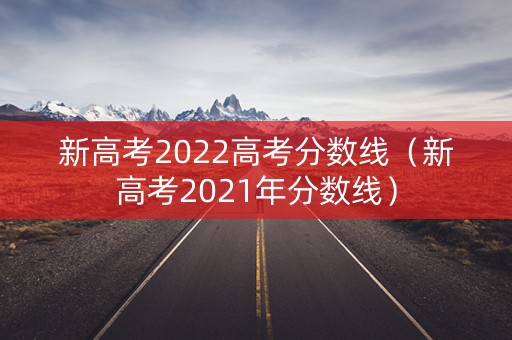 新高考2022高考分数线（新高考2021年分数线）